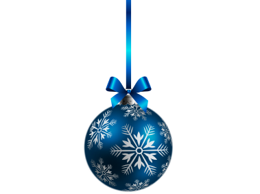 Blue Christmas Ball