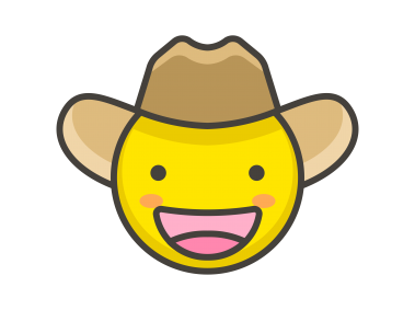 Cowboy Hat Face Emoji