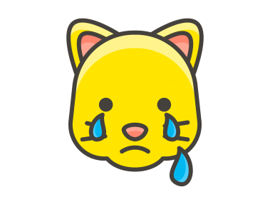 Crying Cat Face Emoji