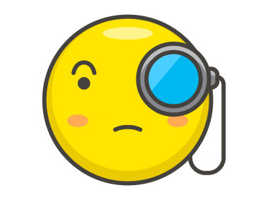 Face with Monocle Emoji