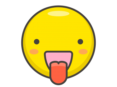 Face with Tongue Emoji