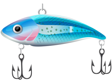 Fishing Bait Blue