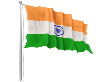 India Waving Flag