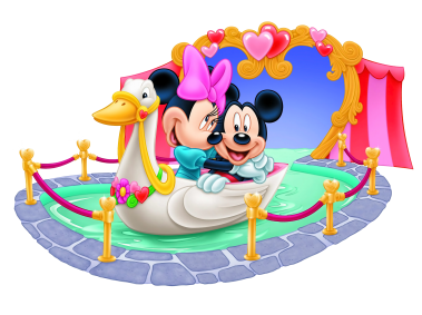 Mickey and Minnie Mouse Tunnel of Love
