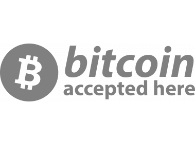 Bitcoin Accepted Here BTC Logo