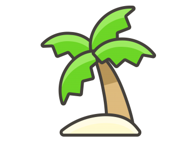 Palm Tree Emoji Icon