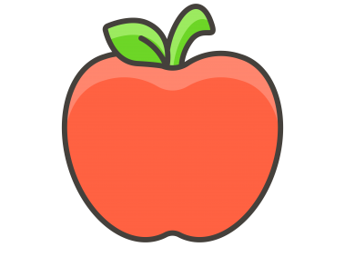 Red Apple Emoji Icon