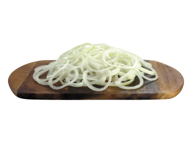 Sliced Onions on Board
