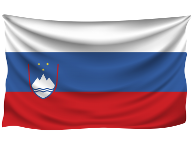 Slovenia Wrinkled Flag