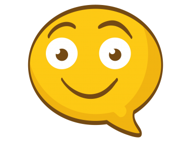 Speech Bubble Shaped Emoji