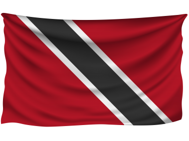 Trinidad and Tobago Wrinkled Flag