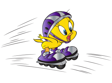 Tweety with Roller Skates