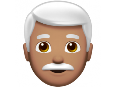 White Hair Men Emoji