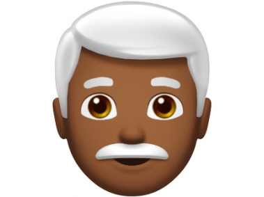 White Hair Men Emoji