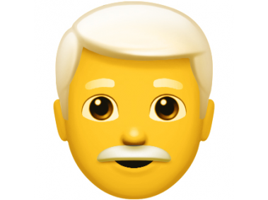 White Hair Men Emoji