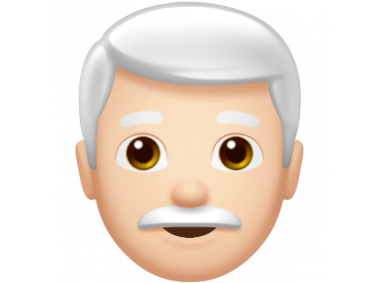 White Hair Men Emoji