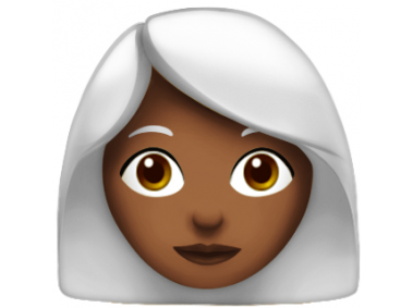 White Hair Woman Emoji