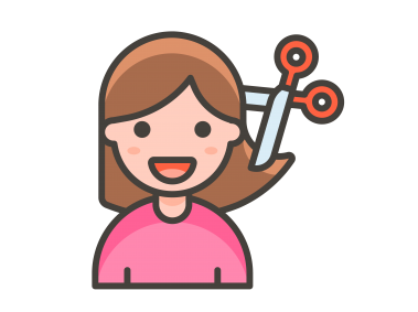 Woman Getting Haircut Emoji