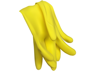 Yellow Latex Glove