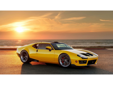 Yellow Sport Car