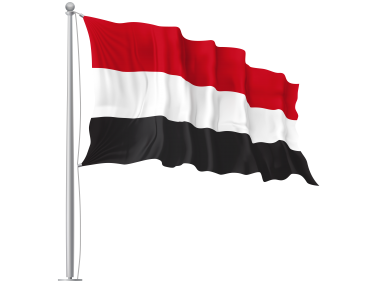 Yemen Waving Flag PNG Image