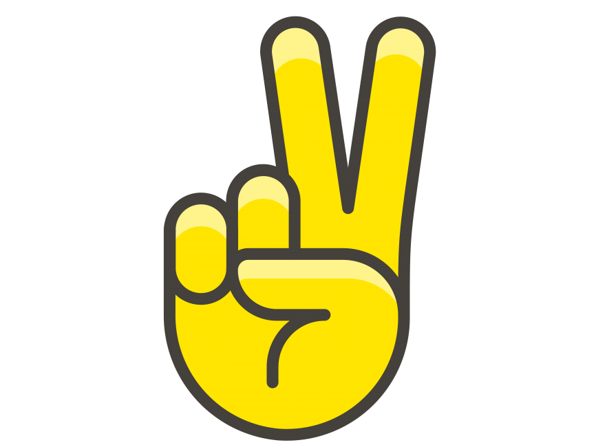 Victory Hand Emoji