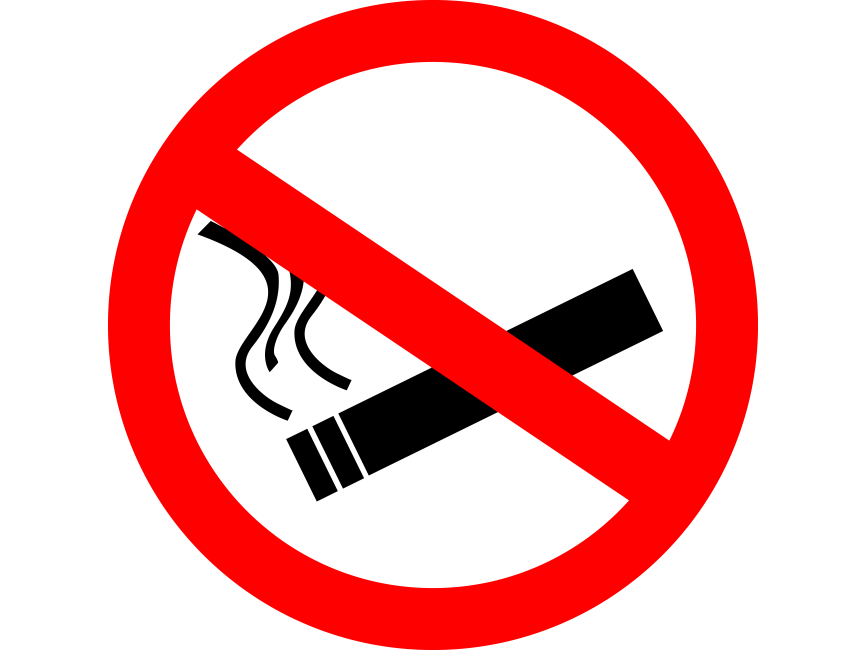 No Smoke Warning Signs