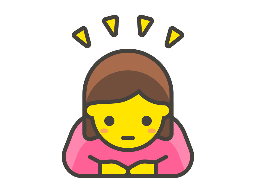 Woman Bowing Emoji